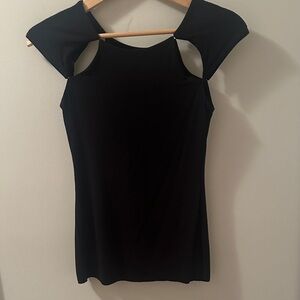 Bailey 44 Black cut out Top